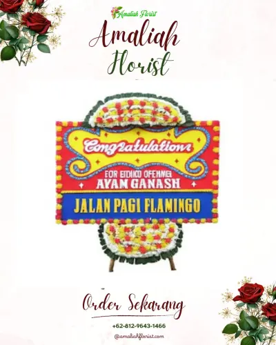 Bunga Papan Congratulation di Brengkok